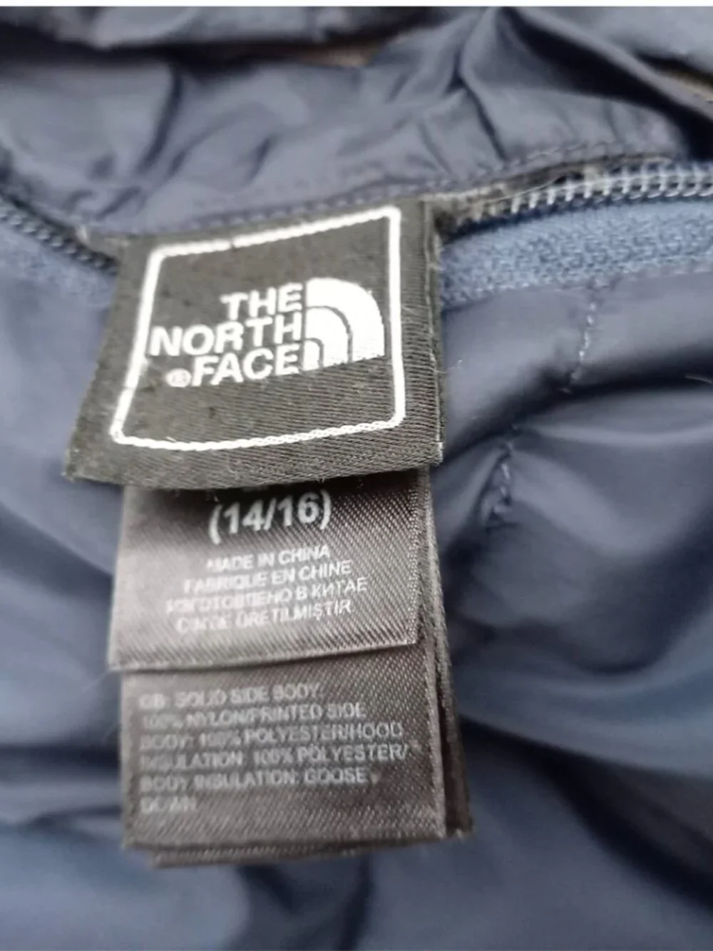 The North Face Youth Reversible Moondoggy Down Puffer Jacket, Size 14/16